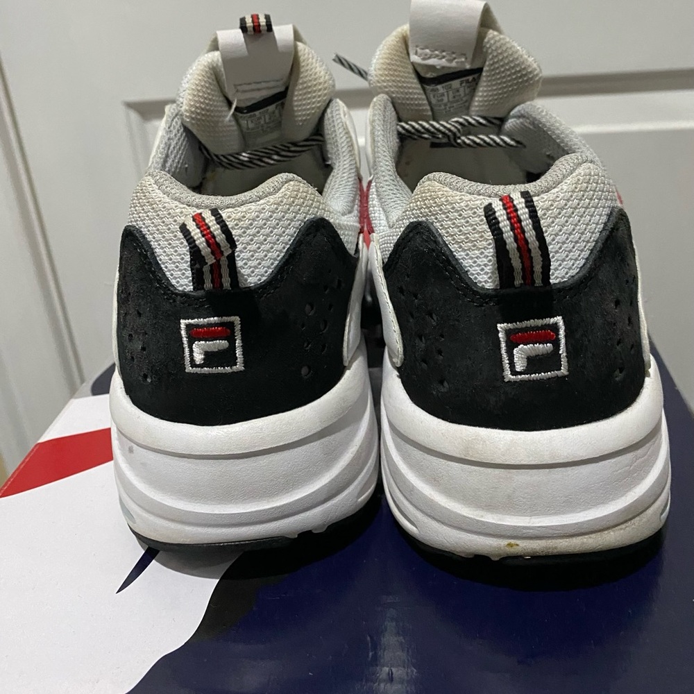 FILA Ray Tracer white-black-high rise sneakers kids size 5.5 - Picture 5 of 6
